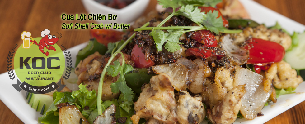 Cua Lột Chiên Bơ - Soft Shell Crab Fried w/ Butter